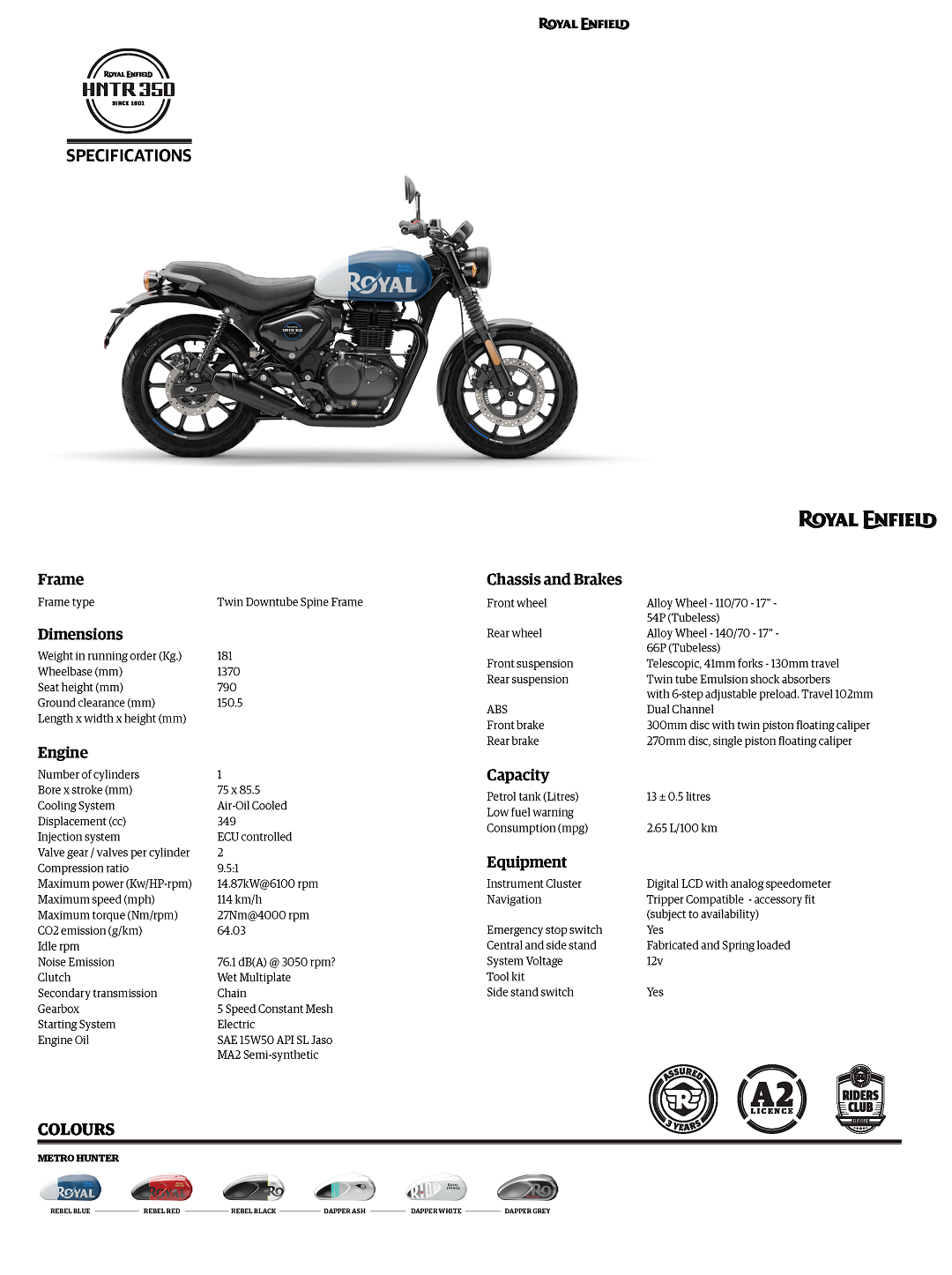 hntr-350-technical-specifications